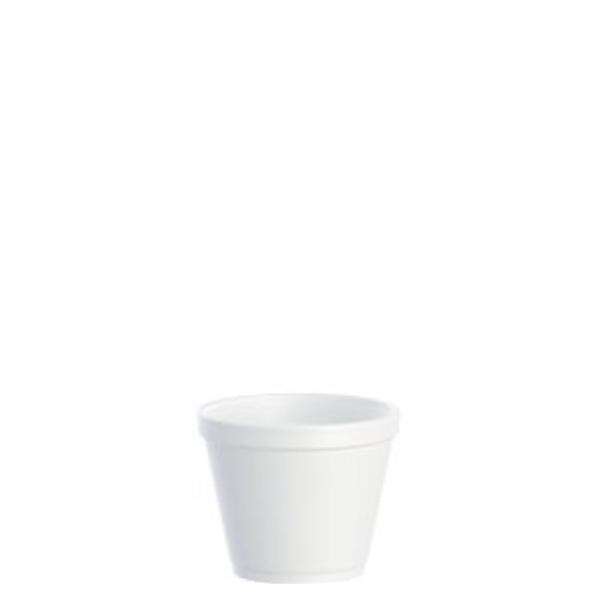 Insulated Cup Drinking Dart Styrofoam 8 oz White For Hot or Cold 1000/CA